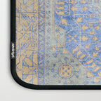 Powder Blue Lemon Antique Persian Mamluk Laptop Sleeve Gallery Image 3