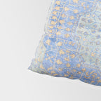 Powder Blue Lemon Antique Persian Mamluk Pillow Sham Gallery Image 4