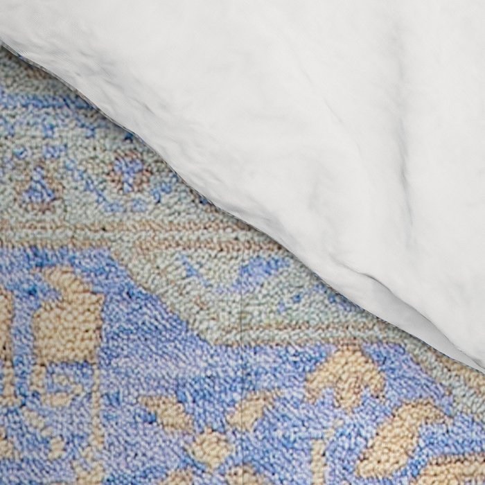 Powder Blue Lemon Antique Persian Mamluk Comforter Gallery Image 4