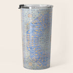 Powder Blue Lemon Antique Persian Mamluk Travel Mug Gallery Image 3