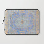 Powder Blue Lemon Antique Persian Mamluk Laptop Sleeve Gallery Image 1