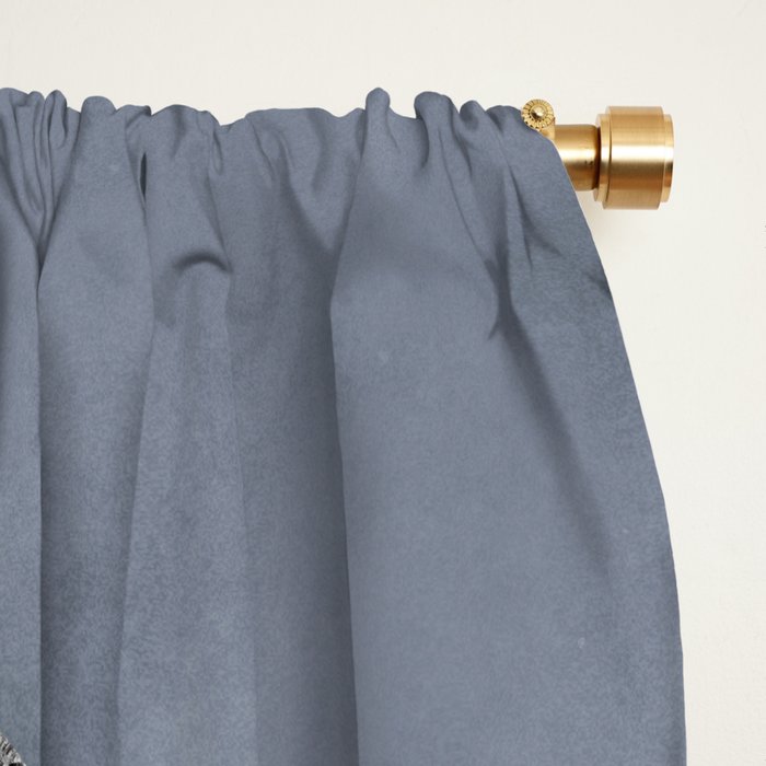 Abstract Line Work Blue Grey Window Curtain Gallery Image 2