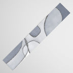 Abstract Line Work Blue Grey Table Runner Gallery Image 3