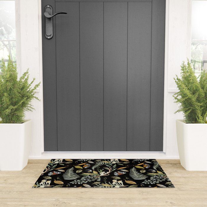 Moths Mystical Woodland D Welcome Mat Gallery Image 3