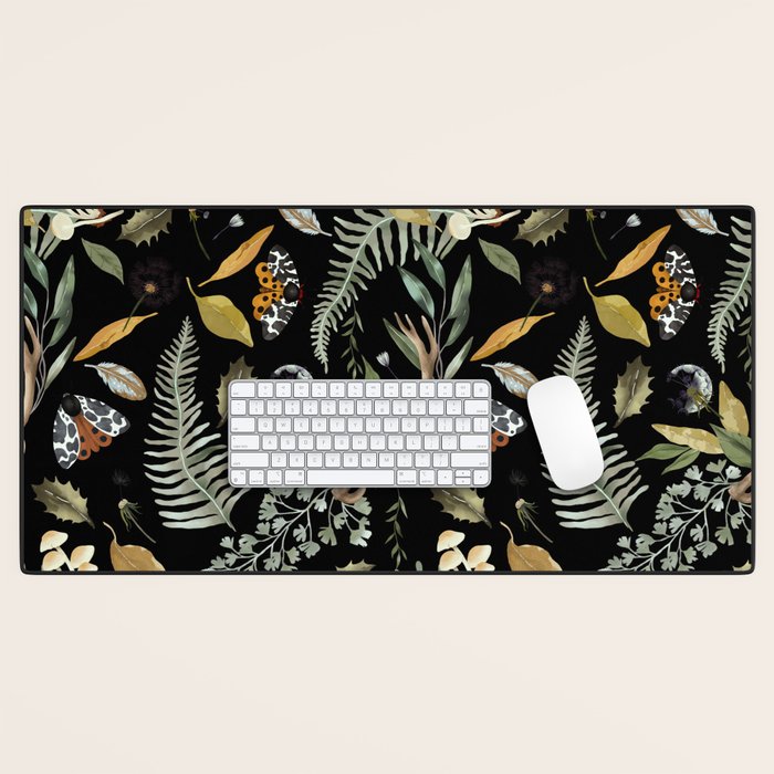 Moths Mystical Woodland D Desk Mat Gallery Image 1