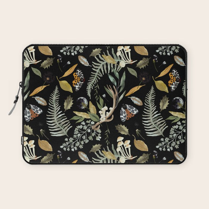 Moths Mystical Woodland D Laptop Sleeve Gallery Image 1