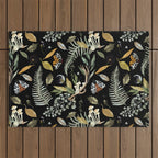 Moths Mystical Woodland D Outdoor Rug Gallery Image 1