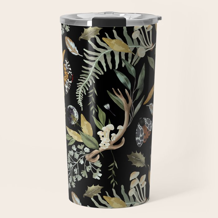 Moths Mystical Woodland D Travel Mug Gallery Image 1