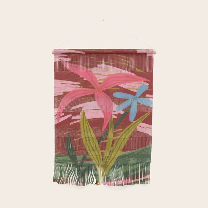 Expressionist Lilly Flowers  Wall Hanging Gallery Image 1