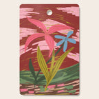 Expressionist Lilly Flowers  Cutting Board Gallery Image 1