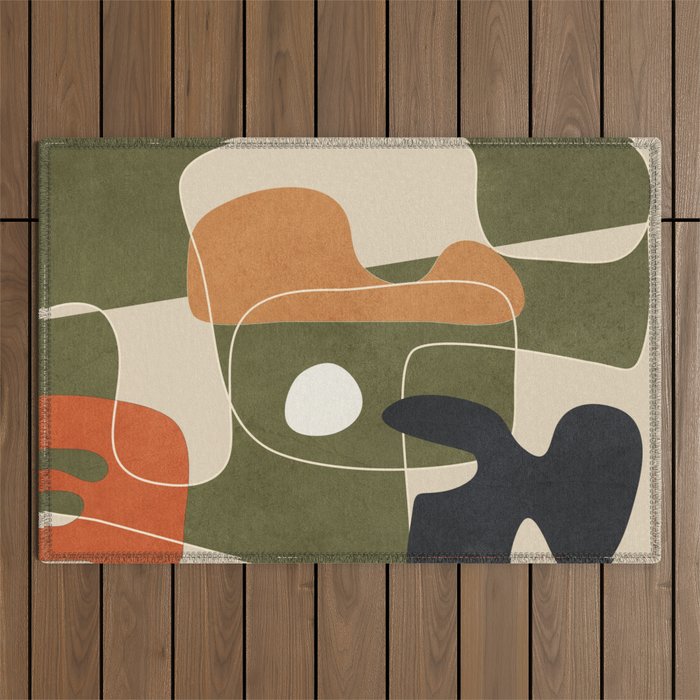 Organic Rhythms 1 Outdoor Rug Gallery Image 1