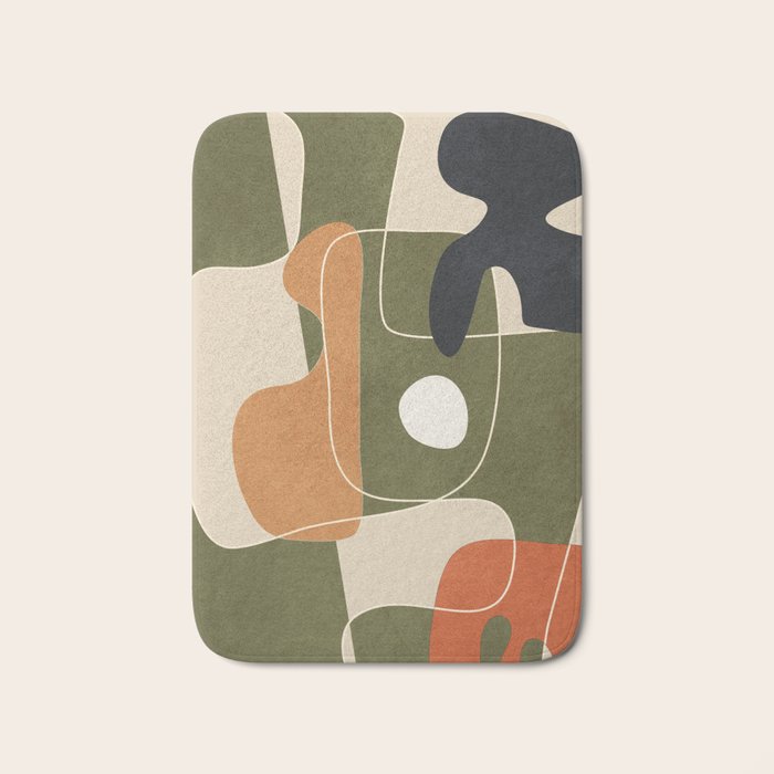 Organic Rhythms 1 Bath Mat Gallery Image 1