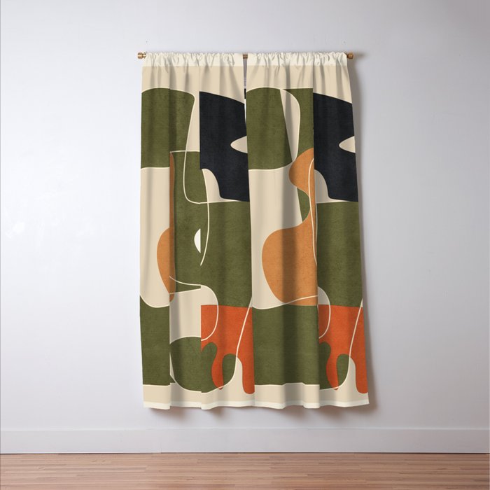 Organic Rhythms 1 Window Curtain Gallery Image 3