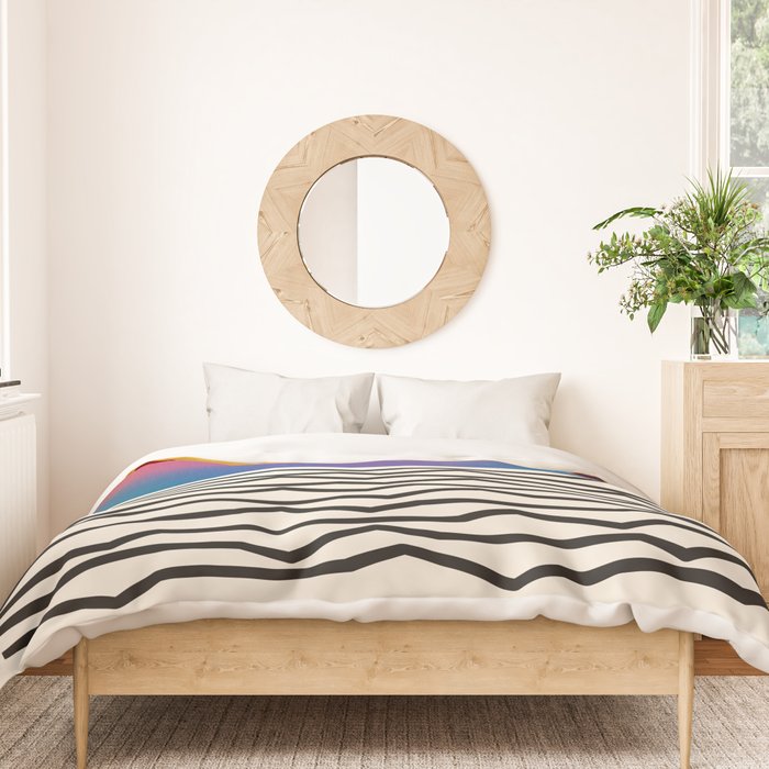 Vintage California Waves Duvet Cover Gallery Image 3