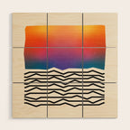 Vintage California Waves Wood Wall Art Gallery Image 1