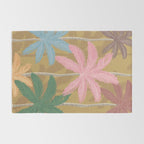 Retro Palm Springs Chic Botanicals - Golden Ochre Rug Gallery Image 2