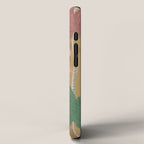 Retro Palm Springs Chic Botanicals - Golden Ochre iPhone Case Gallery Image 2