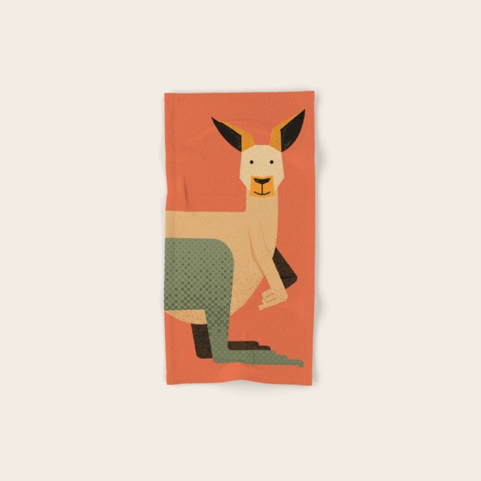 Whimsy Kangaroo Bath Towel Gallery Image 1
