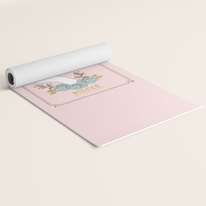Pisces Zodiac sign Yoga Mat Gallery Image 2