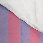 Dreamy Future Stripes in Gradient Pink and Ombre Blue Lavender Comforter Gallery Image 4