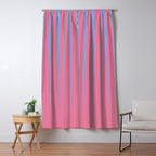 Dreamy Future Stripes in Gradient Pink and Ombre Blue Lavender Window Curtain Gallery Image 5