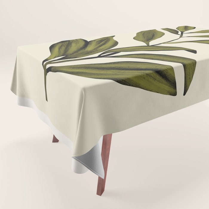 Abstract Art /Minimal Plant 82 Tablecloth Gallery Image 1
