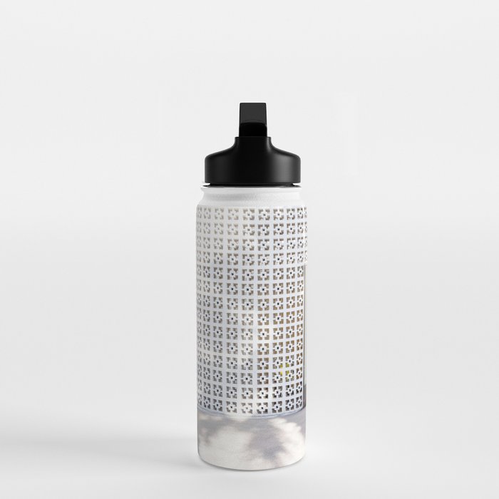 Parker Palm Springs Orange Doors with Palm Tree Shadow Water Bottle Gallery Image 3