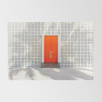 Parker Palm Springs Orange Doors with Palm Tree Shadow Rug Gallery Image 2
