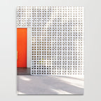 Parker Palm Springs Orange Doors with Palm Tree Shadow Notebook Gallery Image 4