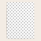 White & Black Polka Dots  Poster Gallery Image 4