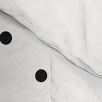 White & Black Polka Dots  Comforter Gallery Image 4