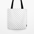 White & Black Polka Dots  Tote Bag Gallery Image 1