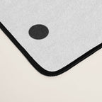 White & Black Polka Dots  Desk Mat Gallery Image 4