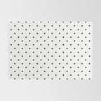 White & Black Polka Dots  Rug Gallery Image 2