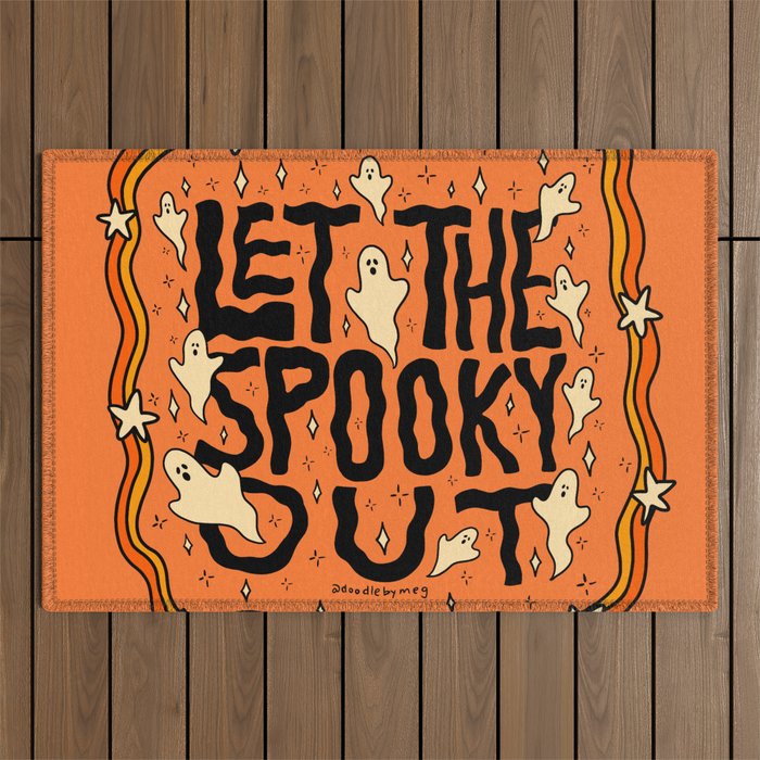 Let The Spooky Out Outdoor Rug Gallery Image 1