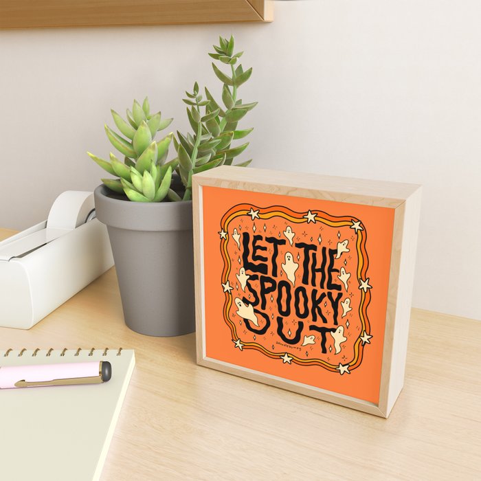 Let The Spooky Out Mini Art Print Gallery Image 2