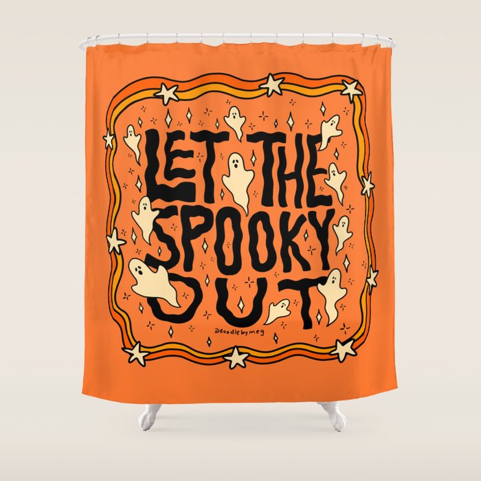 Let The Spooky Out Shower Curtain Gallery Image 1