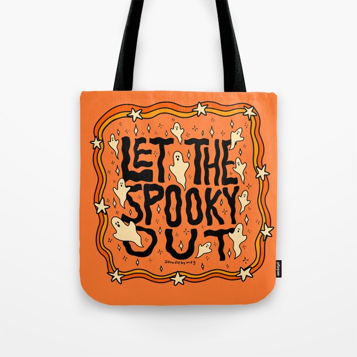 Let The Spooky Out Tote Bag Gallery Image 1