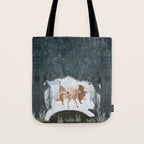 the winter bunny Tote Bag Gallery Image 1