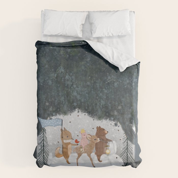 the winter bunny Duvet Cover Gallery Image 6