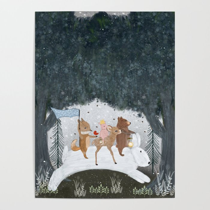 the winter bunny Poster Gallery Image 4