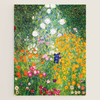 Gustav Klimt "Flower garden" Jigsaw Puzzle Gallery Image 1