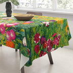 Gustav Klimt "Flower garden" Tablecloth Gallery Image 3