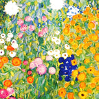 Gustav Klimt "Flower garden" Coffee Mug Gallery Image 2