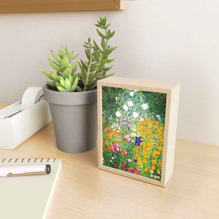 Gustav Klimt "Flower garden" Mini Art Print Gallery Image 2
