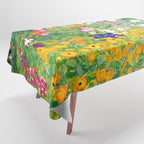 Gustav Klimt "Flower garden" Tablecloth Gallery Image 1