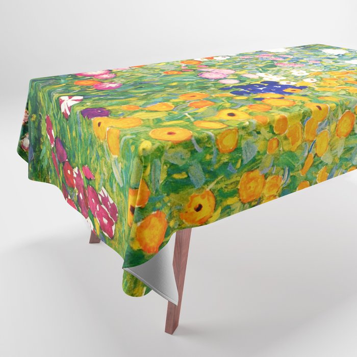Gustav Klimt "Flower garden" Tablecloth Gallery Image 1