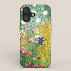 Gustav Klimt "Flower garden" iPhone Case Gallery Image 1