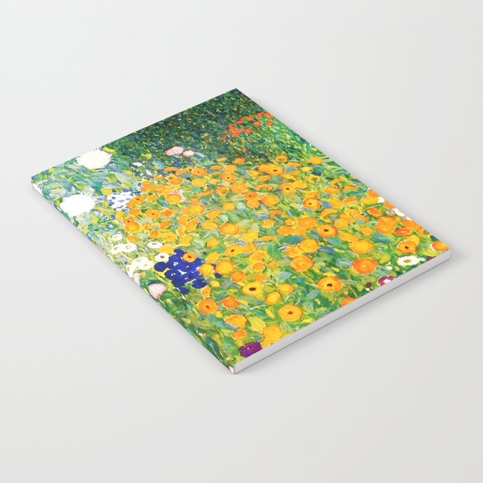 Gustav Klimt "Flower garden" Notebook Gallery Image 1