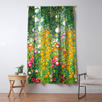 Gustav Klimt "Flower garden" Window Curtain Gallery Image 5